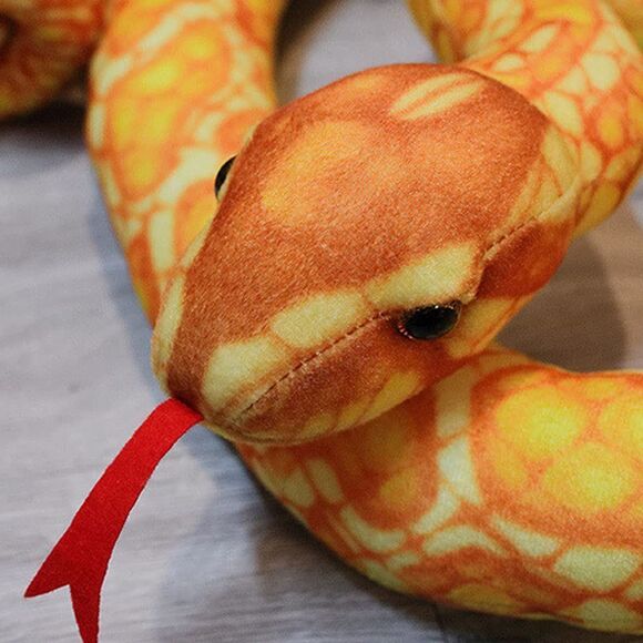 ZCPACE Giant Snake Plush Toy Stuffed Animal Python Snake Pillow Doll Toys Fake - Picture 2 of 4